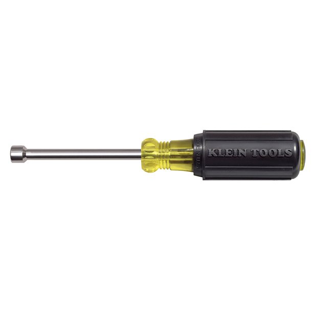 Klein Tools 6301/4M 1/4Inch Tip Nut Driver with 3Inch Shaft