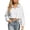 AT21-White, variant on Womens Cropped Sweatshirts Mock Neck Quarter Half Zip Pullover Workout Hoodie Sweater Fall Trendy Fashion Jackets White S