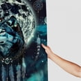 thumbnail image 3 of Orinice Wolf Dream Catcher Night Sky Bathroom Decor Set - Colorful Luxurious Polyester Fabric Shower Curtain with Hooks 60x72, 3 of 7