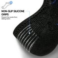 thumbnail image 4 of COOPLUS Mens No Show Socks Cushioned Low Cut Socks for Men Breathable Non-slip 6 Pairs, 4 of 8