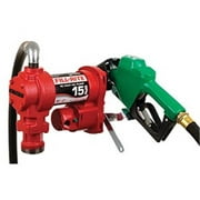 Fill-Rite FIL-FR1210HA1 12V DC 15 GPM Pump with Hose & Automatic Diesel Nozzle
