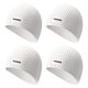 thumbnail image 1 of Tapa Baño Natación Silicona 4 Piezas para Impermeable Corto/largo () Blanco, 1 of 9