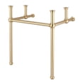 thumbnail image 2 of Water Creation 30 In. W. Single Wash Stand Only in Satin Gold Finish, 2 of 3