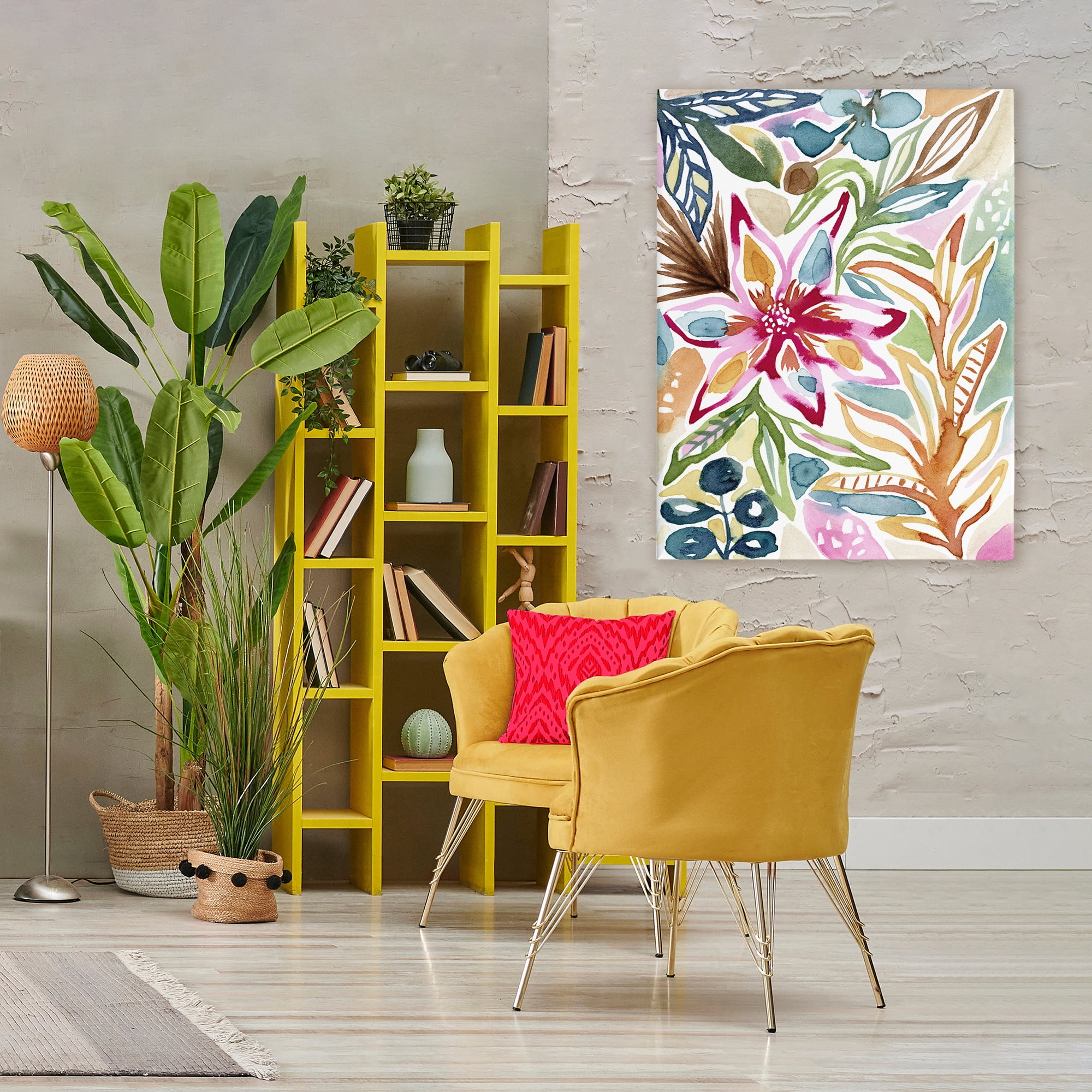 Stupell Industries Vibrant Garden Impressions Canvas Wall Art, design by Lisa Nohren