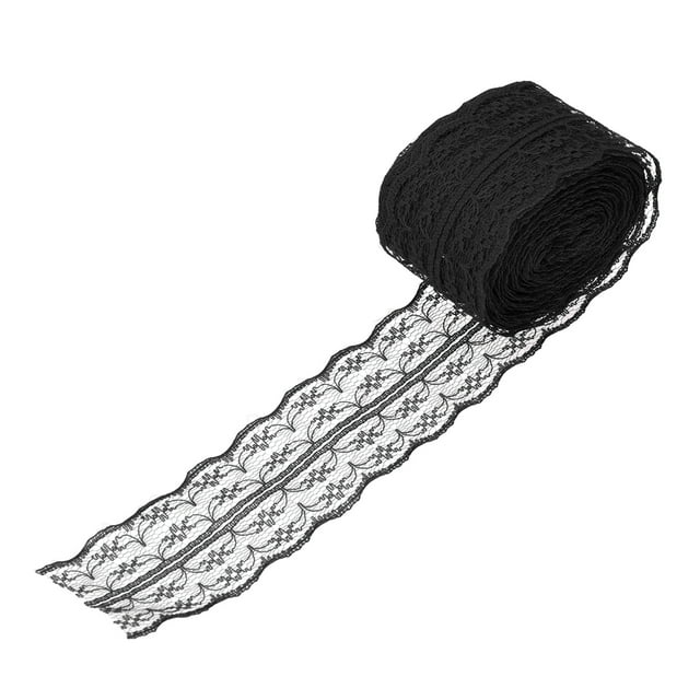 Khall Lace Ribbon,Lace Ribbon Vintage Style Skin Friendly Reusable Quilting Supplies for Wedding Decorating Daily Use