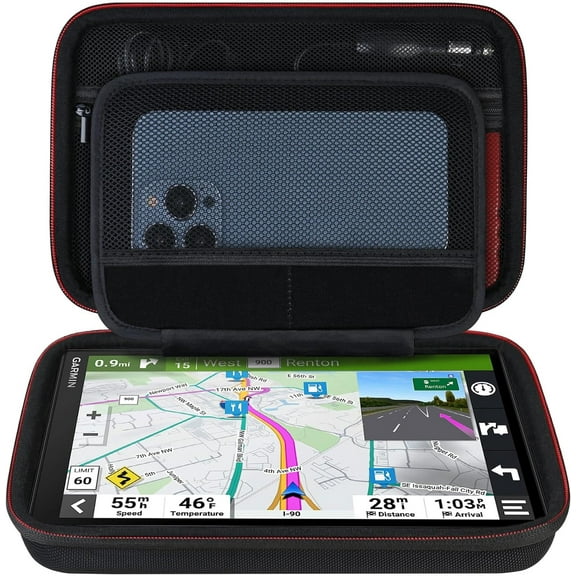 Elonbo Hard GPS Carrying Case for 8 Inch Garmin DriveSmart 86 / Garmin dezl OTR800 / dezl OTR810 / Garmin RV 890 / RV