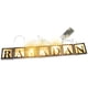 thumbnail image 1 of Cadena de luces LED de Ramadán, colgante de letras huecas de madera para decoración del hogar, Ramadán, Eid, Mubarak, 1 of 7