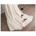 thumbnail image 3 of Wosthever Manta de piel artificial de doble cara, mantas supersuaves, manta decorativa de felpa ultra, ropa de cama, regalo de Navidad Juegos de cama No.1 Wosthever HA044059-01, 3 of 6