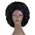 thumbnail image 3 of Bonnet de Douche Respirant pour Dormir Sangle Réglable Protecteur de Cheveux Naturel & Perruques Bonnet de Bain de Nuit Monocouche 1 Pce Perruque Rouge m, 3 of 6