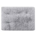 thumbnail image 2 of HEVIRGO Dogs Cushion Solid Color Keep Warmth Soft Texture Thickened Cat Dogs Sleeping Mat for All Seasons,Light Grey S, 2 of 10