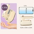 thumbnail image 2 of Portable Clothing Steamer, Steamer for Clothes, Handheld Travel Garment Steamers with Dry & Wet Ironing, 1000W 15S Fast Heat Up Steaming, Rotating Foldable Mini Garment Steamer Machine (1PCS, Beige), 2 of 9