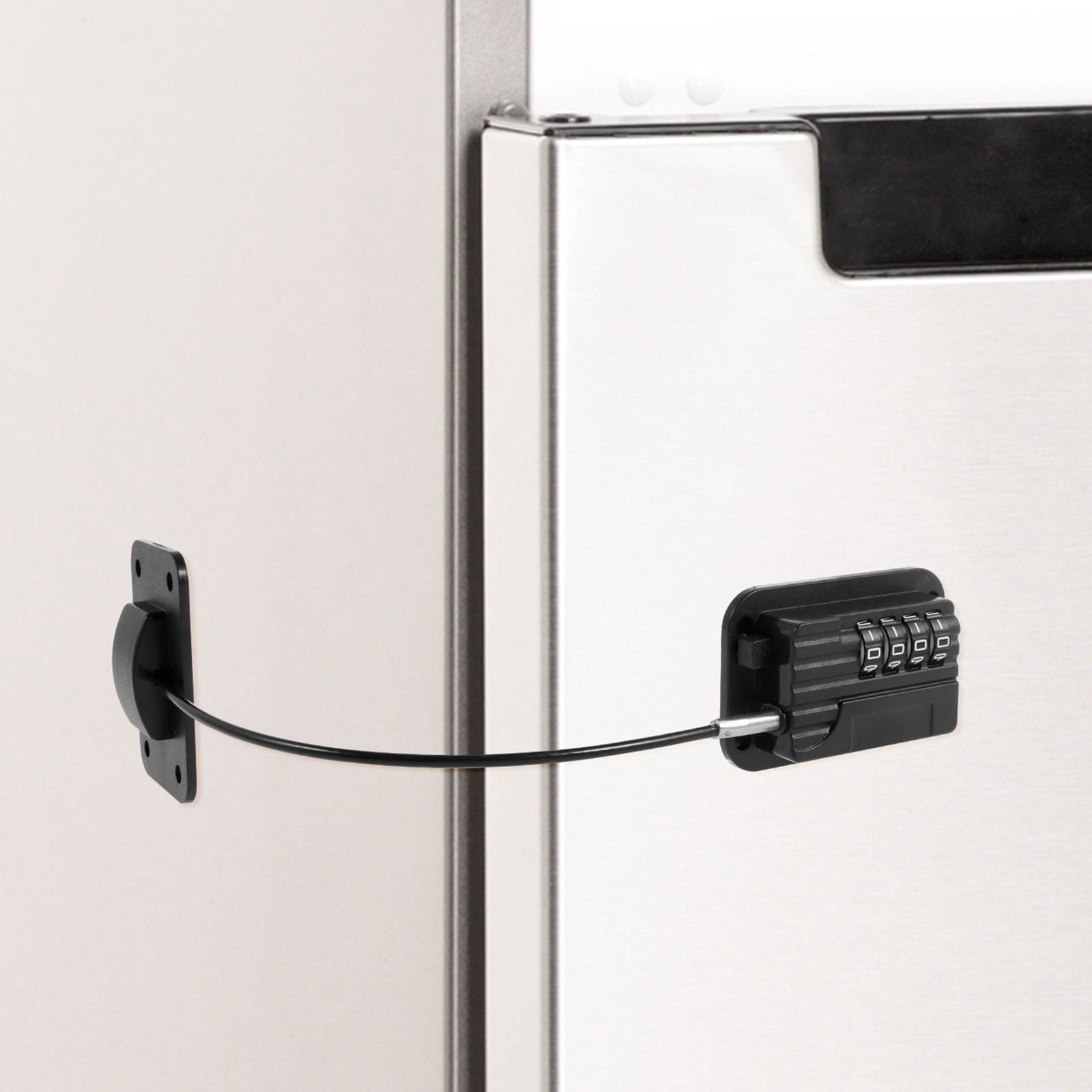 TMWEFUSC 8 PCS 2026 New Upgraded Combination Fridge Lock for Child Safety, Keyless Refrigerator & Freezer & Wardrobe Lock with Code for Kids Black