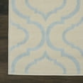 thumbnail image 5 of Nourison Jubilant Modern Moroccan Ivory/Blue 2' x 4' Area Rug, (2' x 4'), 5 of 9