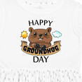 thumbnail image 4 of Inktastic Happy Groundhog Day Cute Girls Toddler Dress, 4 of 5