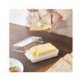 thumbnail image 2 of Caja para cortar mantequilla para el hogar, caja para conservar queso, 1 paquete, blanco, 2 of 3