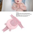 thumbnail image 2 of Cojín para asiento de bañera de bebé, cómoda almohada de seguridad ajustable de malla suave para baño de bebé, estera de soporte para bebé recién nacido, 2 of 8