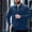 Blue, variant on Hanes Up to 65% off Clearance Mens Casual Slim Fit Polo Shirt Tops Lightweight Longsleeve Basic Designed 1/4 Zip Shirts-White L