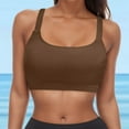 thumbnail image 2 of Yindaity Sexy Bikinis for Women Women Tankini Bathing Suits Ruffle High Waisted Swimsuit Tummy Control Swimwear (Brown,L), 2 of 4