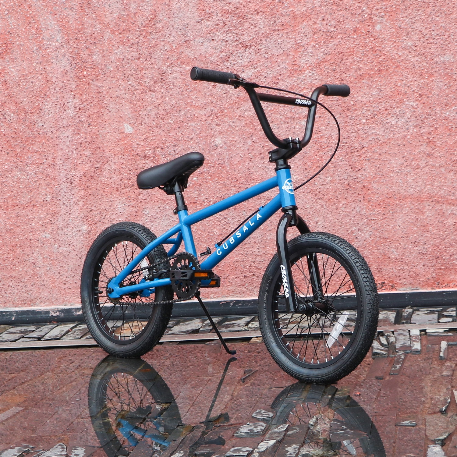 SKYSHALO BMX Bike, 18 in. Wheel Freestyle Bike, Beginner