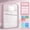 Pink, variant on 2026 New Storage Trunks & Bag Transparent Storage Bag Student A4 Book File Bag Mesh Classification Homework Storage Bag Transparent Handheld Exam Paper Tutoring Storage Bag