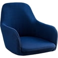 thumbnail image 3 of Housse de chaise extensible pour salle à manger, bureau (bleu marine), 3 of 5