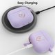 thumbnail image 3 of Aiiekz Compatible Con Airpods 3 Funda 2021 Funda De Silicona Suave Con Patrón De Corazón Dorado Para Airpods Funda De 3ª Generación Con Lindo Llavero De Mariposa Para Niñas Y Mujeres (Púrpura), 3 of 5