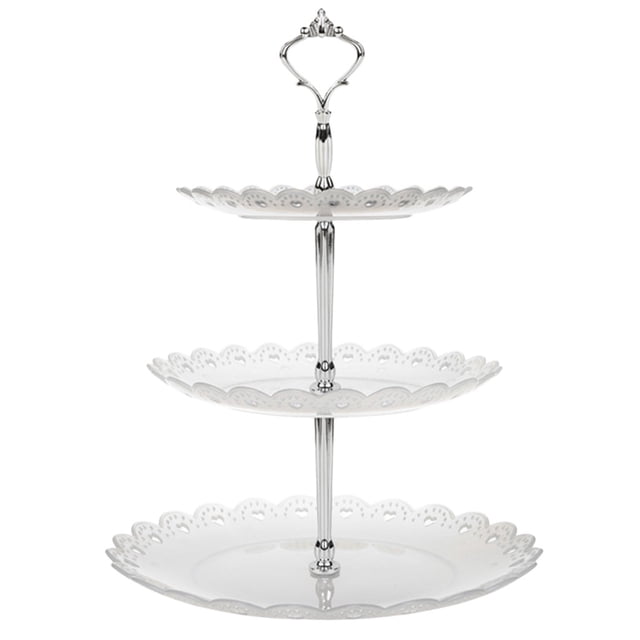 RXIRUCGD Home Kitchen Gadgets 3-Tier Cupcake Stand Cake Dessert Wedding Event Party Display Tower Plate New