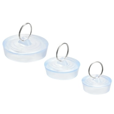 Uxcell 1.46"/1.61"/2.05" 3 Sizes Rubber Sink Drain Stopper Plug 1Set (3 Pieces)