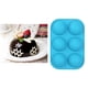 thumbnail image 3 of de silicona semiesférico de 6 cavidades, para hornear para bombas caliente, pasteles, gelatina, mousse de , fácil Azul Baoblaze molde de chocolate, 3 of 7