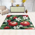 thumbnail image 2 of Yayeee Area Rugs for Living Room 5.2'x4' Non Slip Washable Bedroom Floor Carpet, Red Apple Pattern, 2 of 5