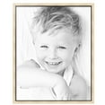 thumbnail image 2 of ArtToFrames 32" x 40" Silver with Black Lip Picture Frame, 32x40 inch Multi Wood Poster Frame (WOM-5193),  Pack, 2 of 7