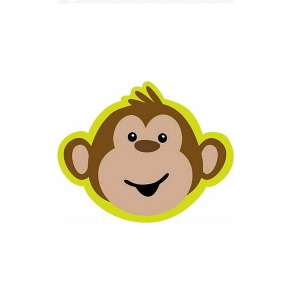 Creative Converting Monkeyin' Around Birthday Party Invitations, 8 Count