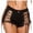 Black, variant on HaoXianJian Women's Jean Shorts Casual Mid Waist Stretch Denim Shorts Cutout, Hot Pants Cut Off Ripped Nightclub Beach Shorts Party Clubwear Hot Pants