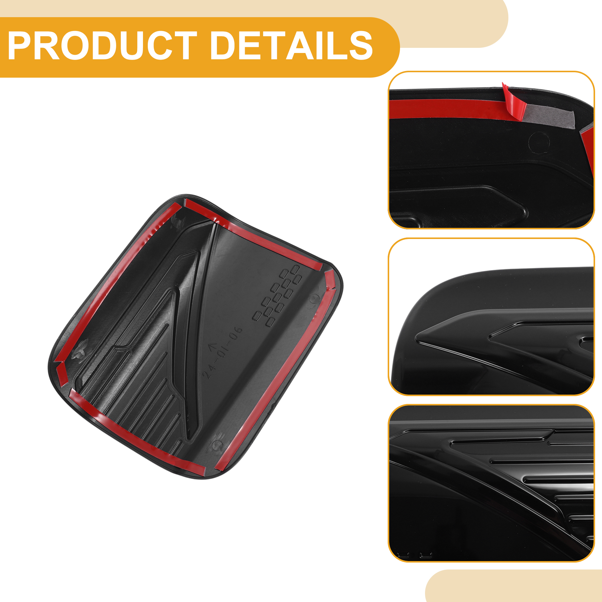 Unique Bargains Fuel Tank Door Cap for Toyota Camry 2025 Fuel Filler Flap Cover Black