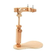 Angle View: Wooden Stand Stand Embroidery Tower Stand for Diy Cross Stitch Needlework Kits