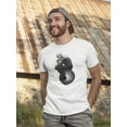 thumbnail image 2 of The Thinker Grunge Statue T-Shirt Men -Image by Shutterstock, Male Large, 2 of 4