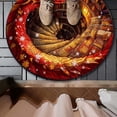 thumbnail image 4 of ERK 1Pcs 3D Animal Round Rug Large Living Room Area Rug Stain Washable Soft Floor Mat For Sofa, 4 of 5