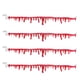 thumbnail image 1 of 4 unids Gótico de Halloween Collares Rojos Hechos A Mano Collares de Sangre Creativos Maquillaje Collar Sangriento Cadenas de sangre Gargantillas para Fiesta, 1 of 5