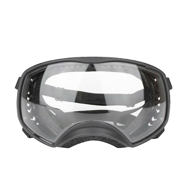 Black, Clear Dog Goggles Medium And Large Dog Sports Sunglasses Anti-uv Soft Pet Goggles Deep Eyecup Anti-fog/windproof Outdoor