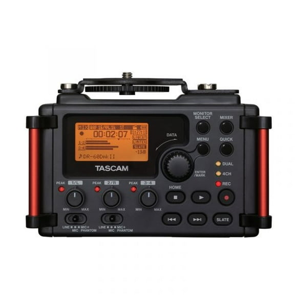 Grabadora Tascam DR-60DMKII Portatil Para Camara DSLR TASCAM TASCAM DR- 60D MK II