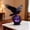B, variant on Camnix Raven's Moonlight Gothic LED Lamp–Mysterious Crow on Glowing Orb Sculpture, Halloween Crows and Ravens Indoor Gothic Home Dark Academia Decor Adjustable Brightness Raven Animal Lamp(Style-B)