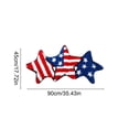 thumbnail image 3 of American Flag Bathroom Rug Soft Plush Entryway Mat for Independence Day, Thick Non-Slip Door Carpet for Home or Office Decor, 3 of 6