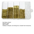 thumbnail image 5 of Hairpin Set Brown Hairpins Hair Ties Organizer Bobby Pins Assortment Bun Hairstyle Clips Thick Straight-line, 5 of 8