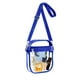 thumbnail image 5 of Bolsa transparente aprobada para recintos, cartera transparente de PVC con bolsillo delantero, bolso bandolera transparente, 5 of 8