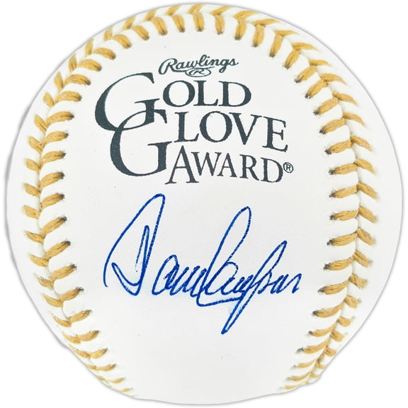 Dave Concepcion Autographed Official Rawlings Gold Glove Baseball Cincinnati Reds Beckett BAS QR #BR50521