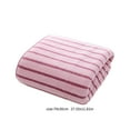 thumbnail image 3 of Grrvtrz Fleece Striped Towel Household Soft Water Absorbing Drying Non Linting Bath Face Wash Towel Thickened Men's and Women's Face Towel,Bathroom Decor,Bathroom Accessories, 3 of 7