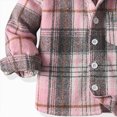 thumbnail image 4 of Zuwimk 2Pcs Kids Boys Sweatsuit Hoodie Flannel Plaid Shirt Tops and Jogger Pants for Kids Fall Winter Spring Outfits(Pink,5-6 Years), 4 of 6