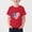 Red, variant on ITSAME 4th of July T-Shirts for Boys, Independence Day Print Short Sleeve Crewneck Kids Patriotic Graphic Tee White Size 10-11T