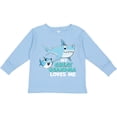 thumbnail image 3 of Inktastic My Great Grandma Loves Me with Cute Sharks Boys or Girls Long Sleeve Toddler T-Shirt, 3 of 5