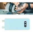 thumbnail image 2 of ZOUSSIQI Phone Outer Front and Back Glass Cover for Galaxy S10e with Pre Installed Tapes Repair Tools, Replacement Rear Glass Cover and Front Outer Screen Glass Cover. (White) CA919-45167, 2 of 9